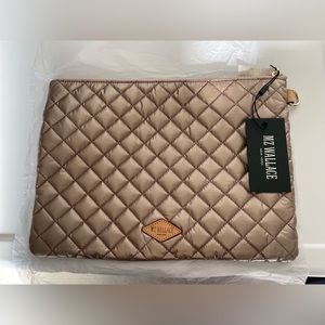 NWT MZ Wallace Metro Pouch Rose Gold
New with tags. 13x9